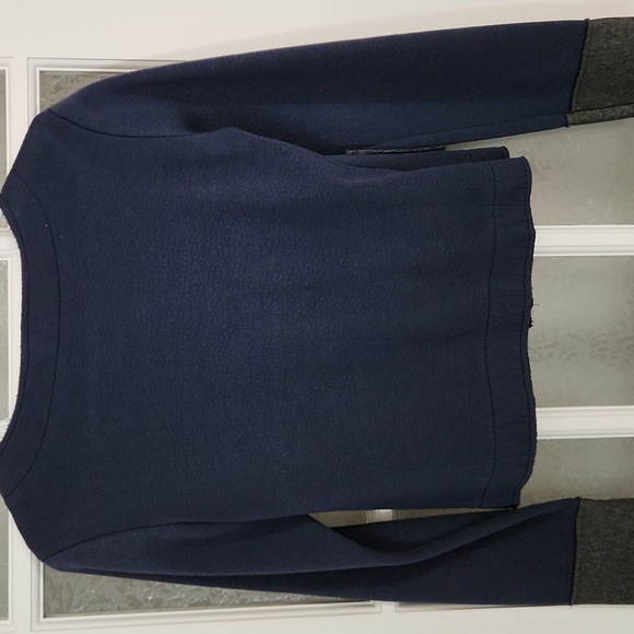 🇮🇹*** Lungo L'Arno Navy and Gray Cardigan / Blazer - Picture 4 of 14